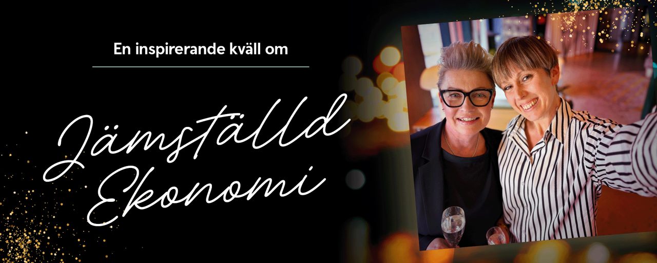 header för inbjudan till eventet jämställd ekonomi
