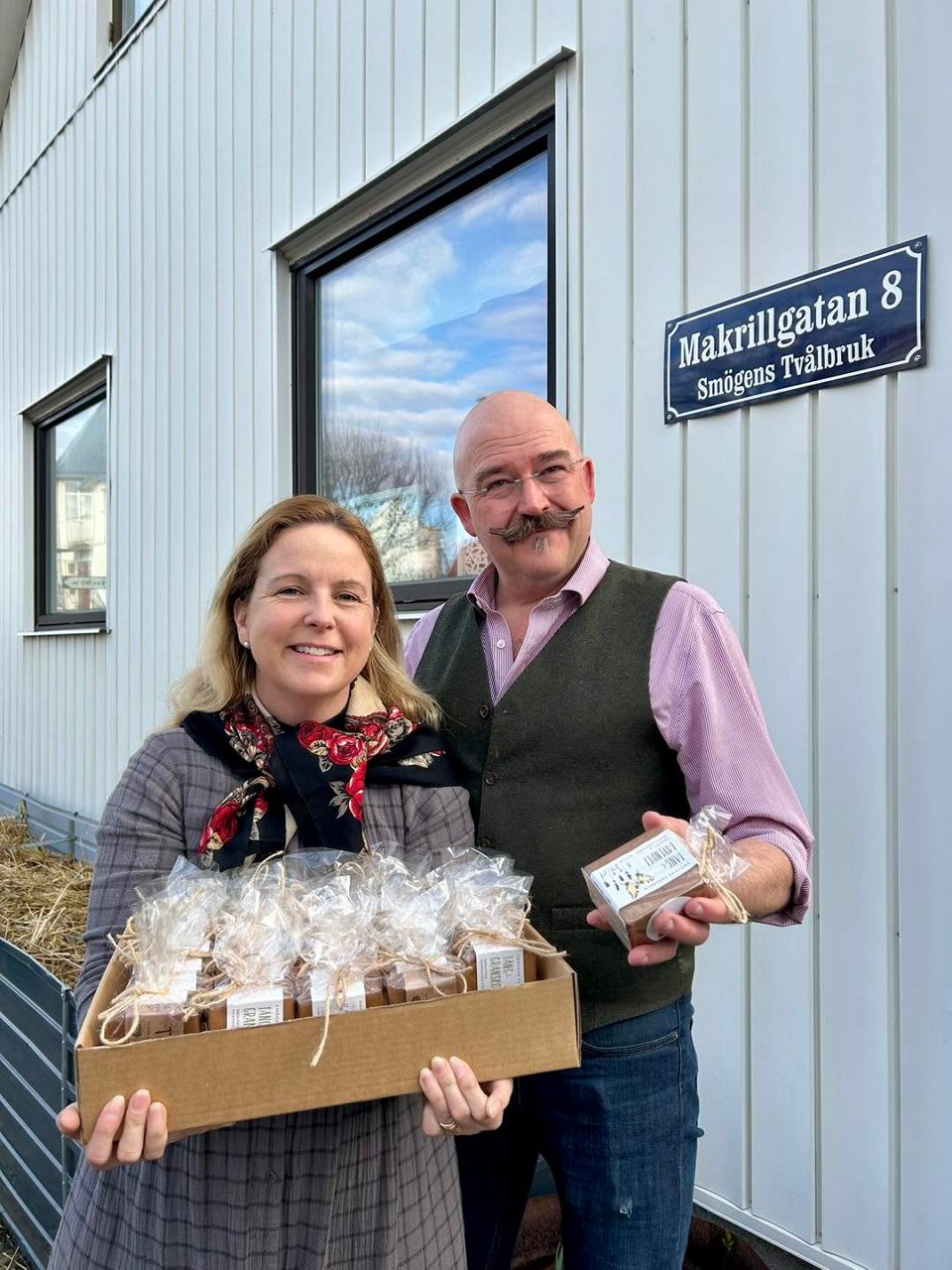 Maria och Carl-Johan Arnborg på Smögens Tvålbruk