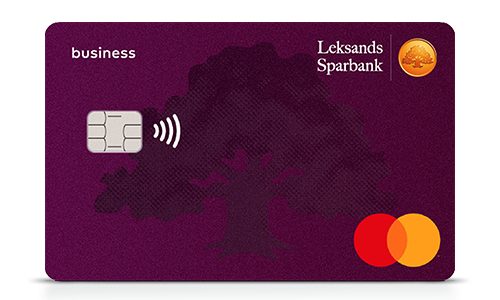 Leksands Sparbank betalkort business MC