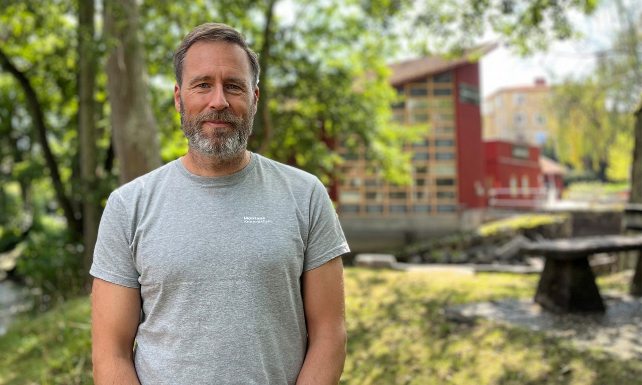 Mattias Holmquist, platschef Mörrum Kronolaxfiske.