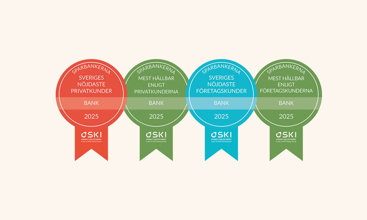 Decorative bild med prisrosetter