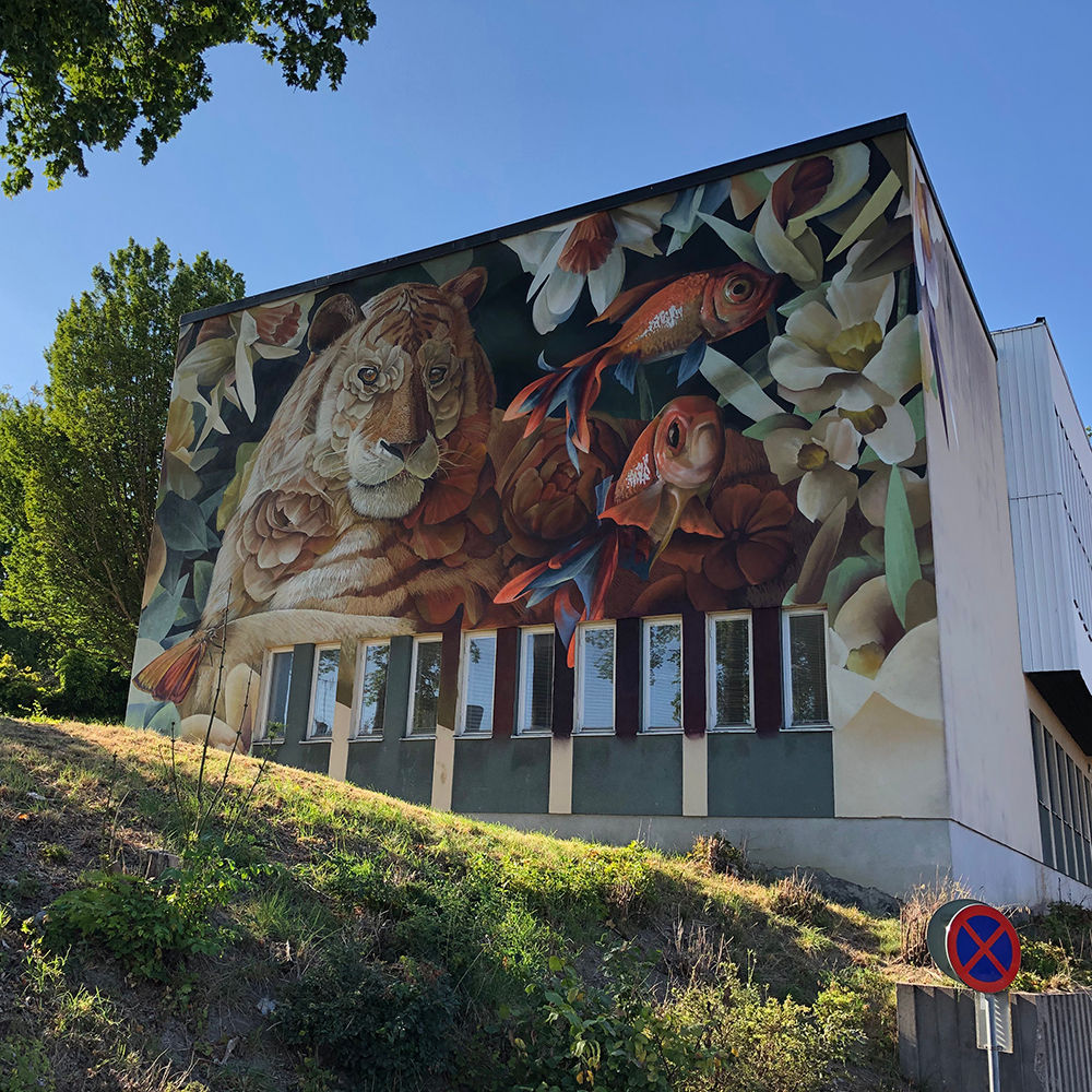 Street Art skapad under Bank Street Art 2020