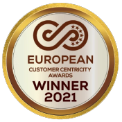 Auszeichnung von European Customer Centricity - Winner 2021