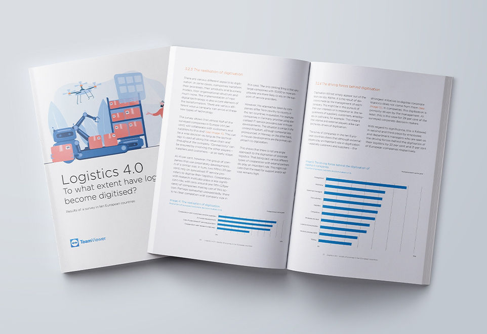 Vorschau auf den TeamViewer Logistics 4.0 Solution Brief