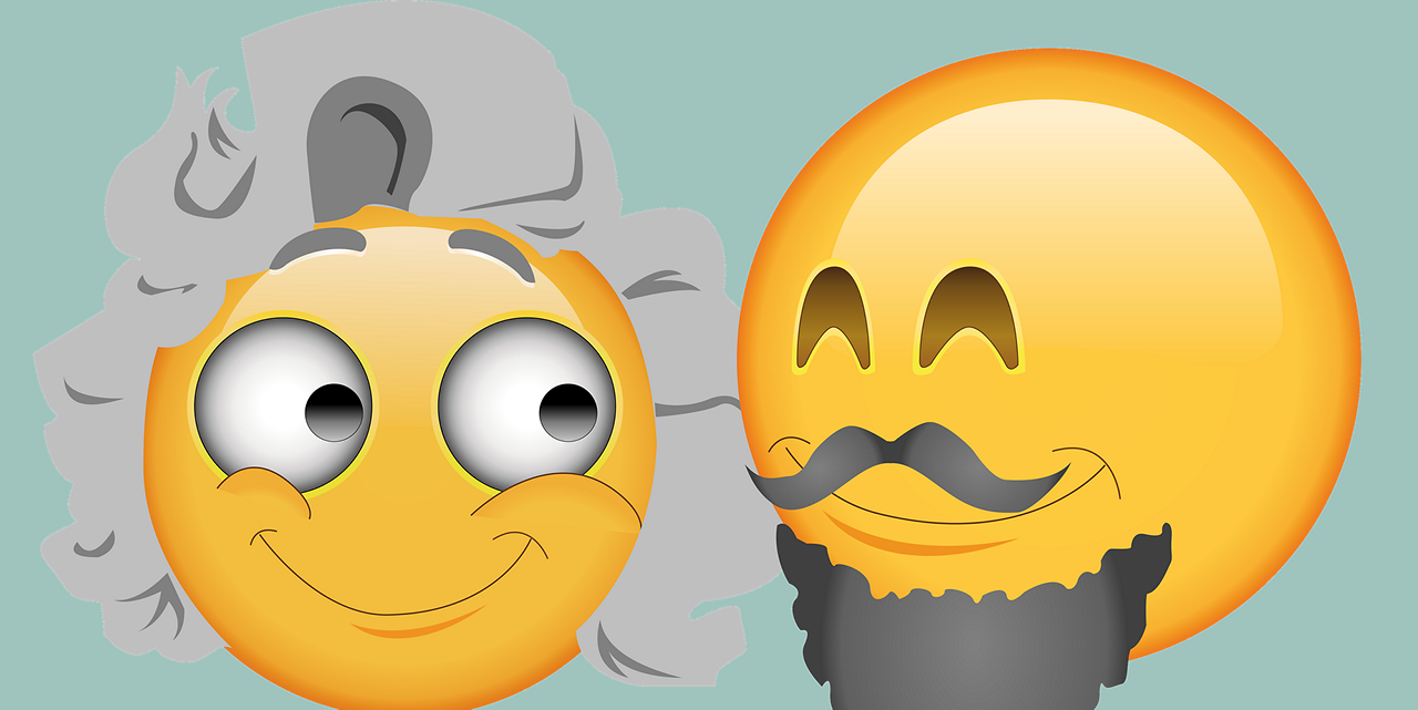  WhatsApp SIM Emojis - Großeltern freuen sich
