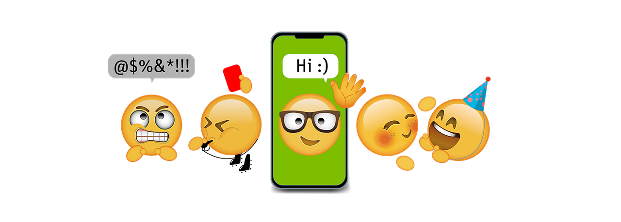 WhatsApp SIM Emojis zur mobilen Kommunikation