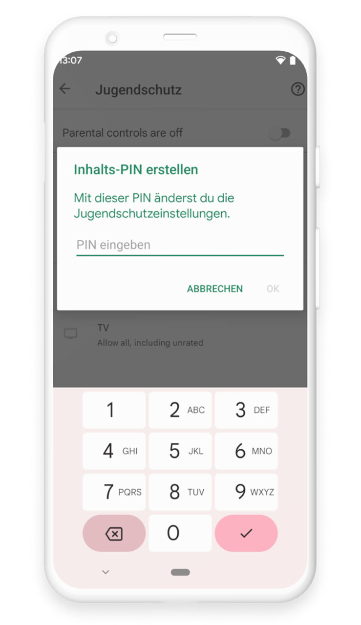 Anleitung - Google Play Store Jugendschutzeinstellungen mit Festlegung einer PIN