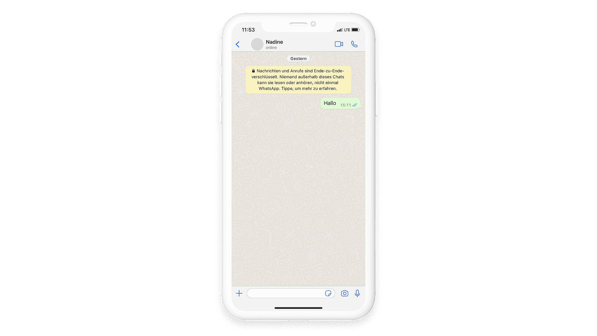 Eigene Emojis nach der Erstellung durch den WhatsApp SIM Smiley-Creator im Chat einfügen
