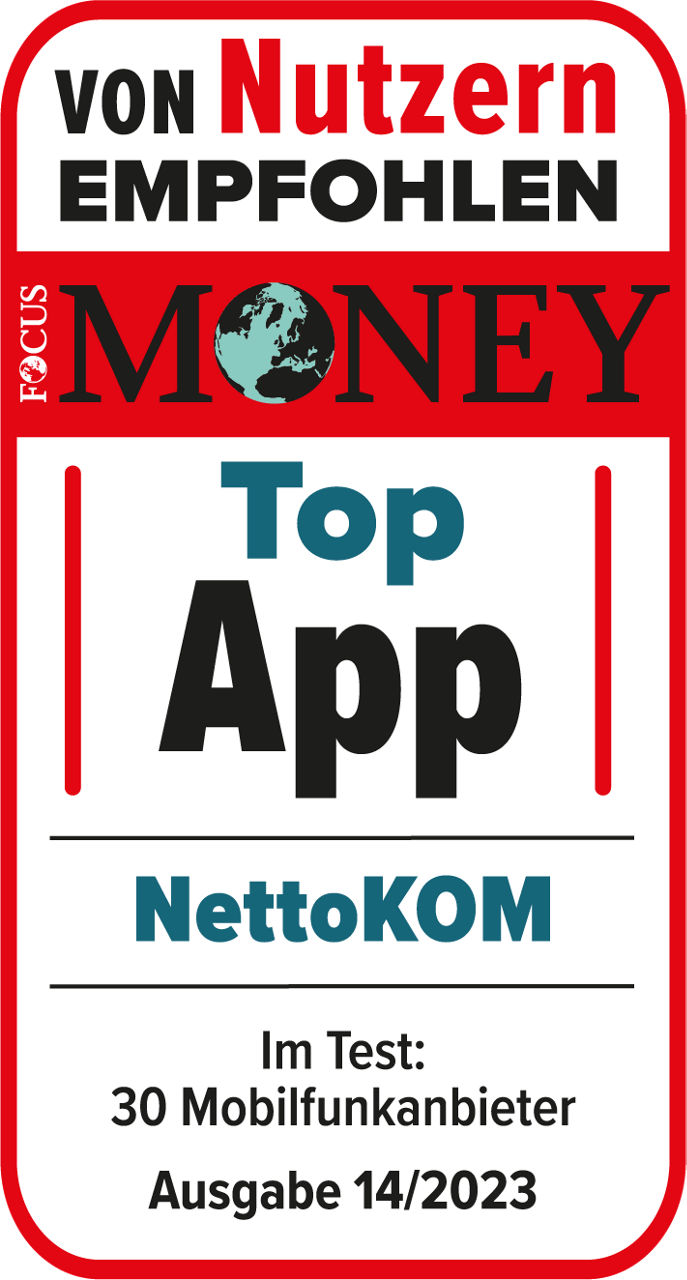 Nettokom App wurde von Focus Money zur Top App 2023 gewählt