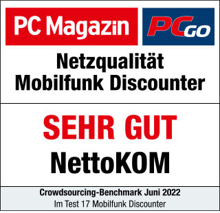 Das PC Magazin hat die Netzqualität bei Nettokom 2022 mit der Note Sehr gut bewertet