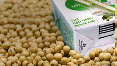 Vietnam's first soy milk carton