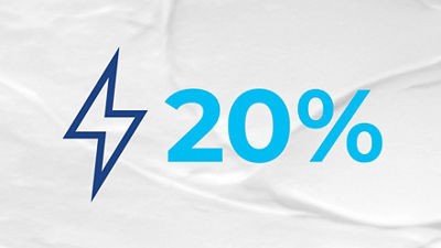 20 percent raw material