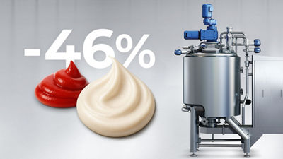 Mayo, ketchup and high-shear-mixer