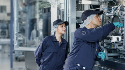 trabajadores de fábrica