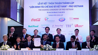 9 công ty bắt tay thành lập liên minh tái chế bao bì Việt Nam