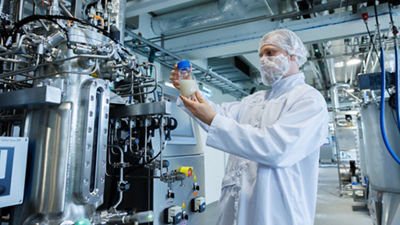 Amostragem de biorreator