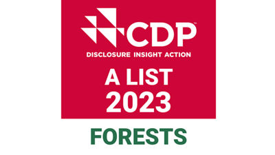 CDP Forests A List stamp 2023