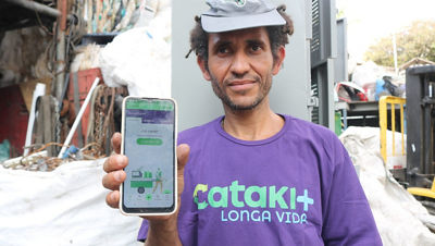 Cataki app on phone