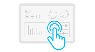 Interfaccia touch-screen intuitiva