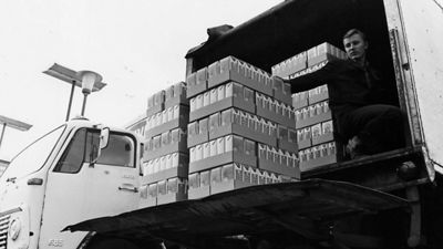Distribution of cartons