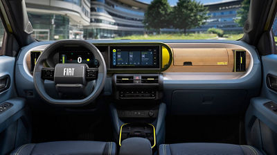 Interior of the Fiat Grande Panda made with PolyAl