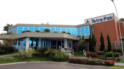 Fachada da fábrica de Monte Mor