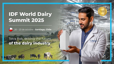 Dairy 4 the future logo, IDF World Dairy Summit 2025