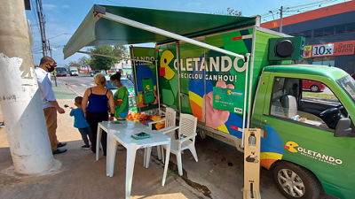 Parceria com startup Coletando