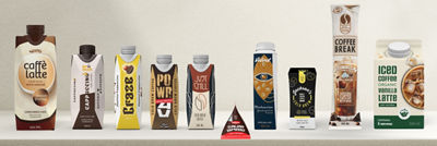 RTD coffee products in Tetra Pak carton packages