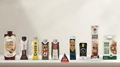 Beverage cartons with RTD coffee
