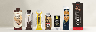 Drickfärdiga kaffeprodukter i kartongförpackningar från Tetra Pak