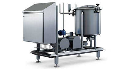 Rennet dosing unit for white cheese