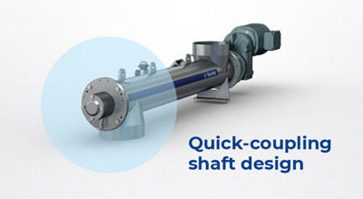 Conception à arbres à accouplement rapide