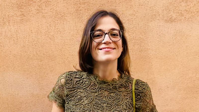 Retrato en primer plano de Eleonora.