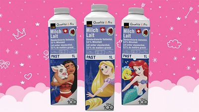 a group of juice boxes with cartoon characters on them