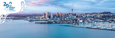 World dairy summit skyline