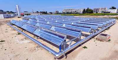 Foto da Absolicon, uma empresa sueca de energia solar térmica