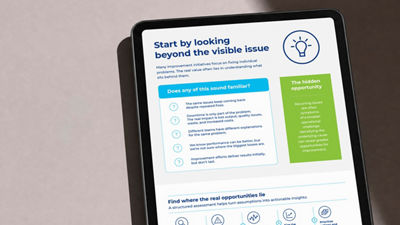 tablet with decision guide