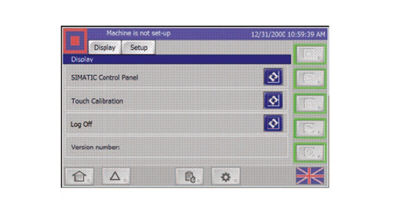 Panel de operador fácil de usar (individual)