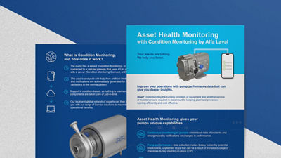 Asset health and condition monitoring brochure