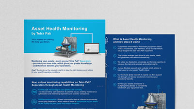 Asset health monitoring for separators brochure