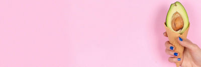 Avocado in ice cream