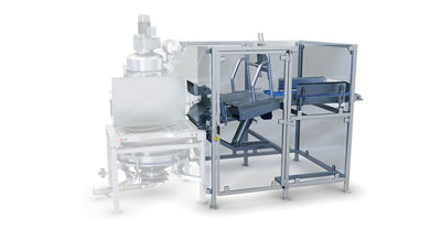 Automatic bag opening module