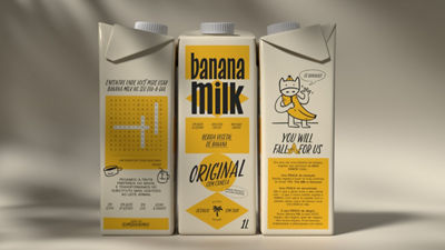 Banana Milk lança primeiro leite vegetal feito à base de banana em embalagens da Tetra Pak