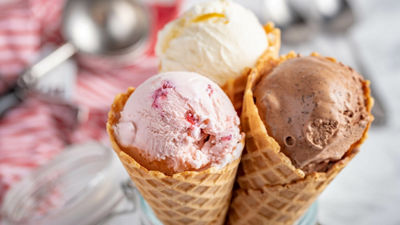 produção de sorvetes e açaí