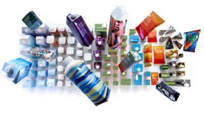 Variedade de embalagens cartonadas da Tetra Pak