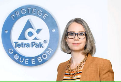 Valéria Michel, diretora de Sustentabilidade da Tetra Pak Brasil e Cone Sul: as caixinhas feitas pela companhia são compostas por materiais totalmente recicláveis Foto: Tetra Pak Brasil
