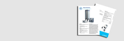 Folleto de la unidad de disolución por lotes