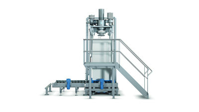 Unidad de llenado de grandes bolsas 