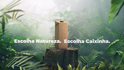 caixinha reciclável